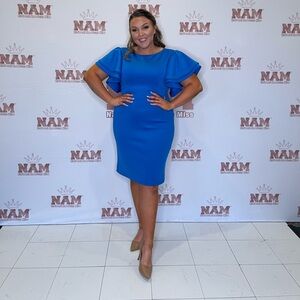 Blue Interview/Work Dress